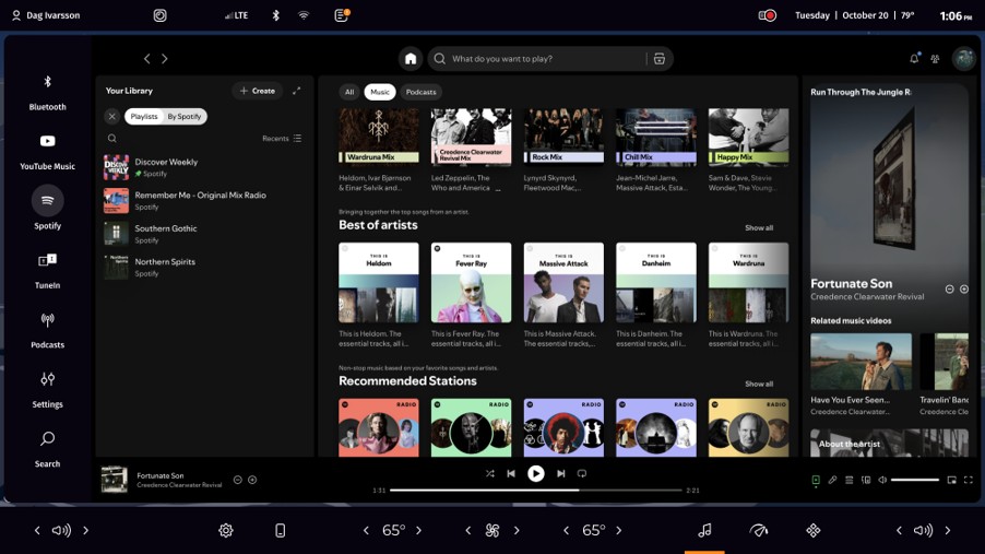Digital Cockpit Automotive - Infotainment