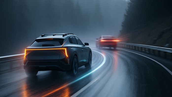 News – responsive car in rain